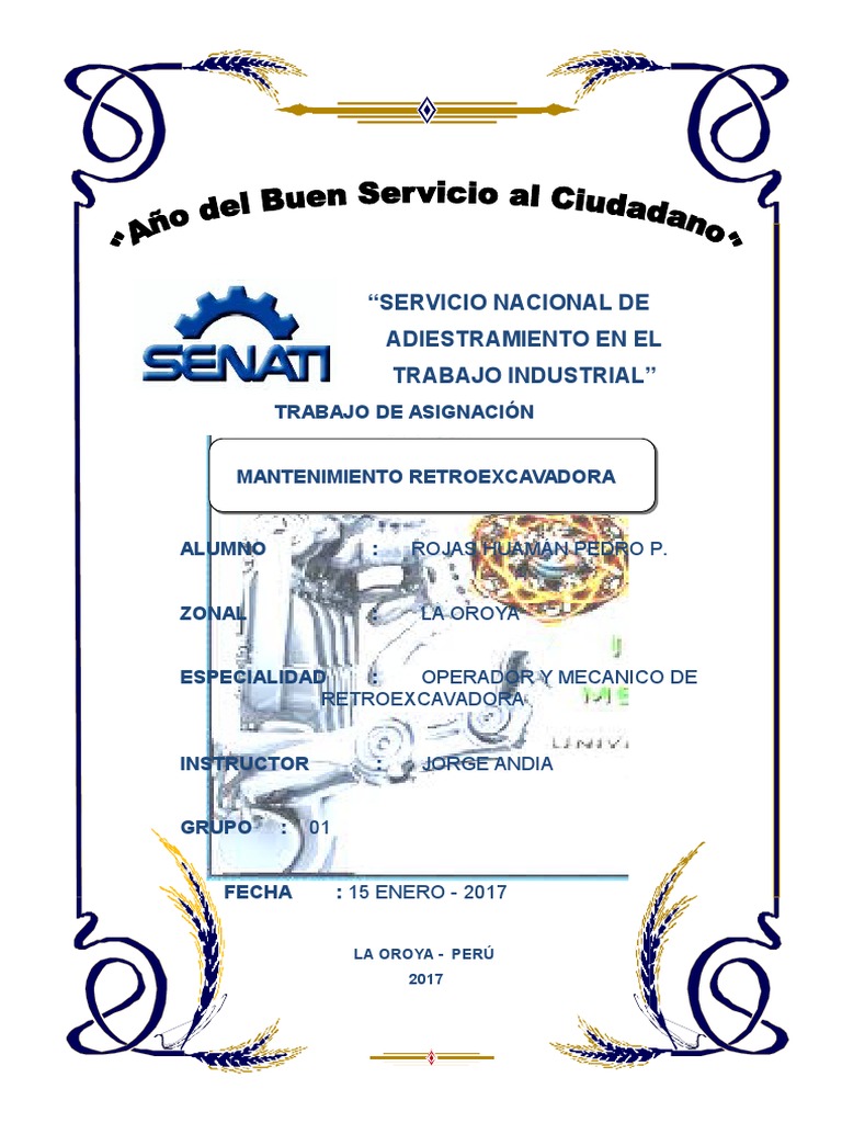 Collection of Caratulas Del Senati | Caratula Senati, Caratula De Civil