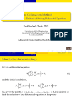 Point Collocation Method Used in Solving Differential Equations in Boundary Value Problems