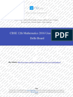 Mathematics 2016 Unsloved Paper Delhi Board PDF