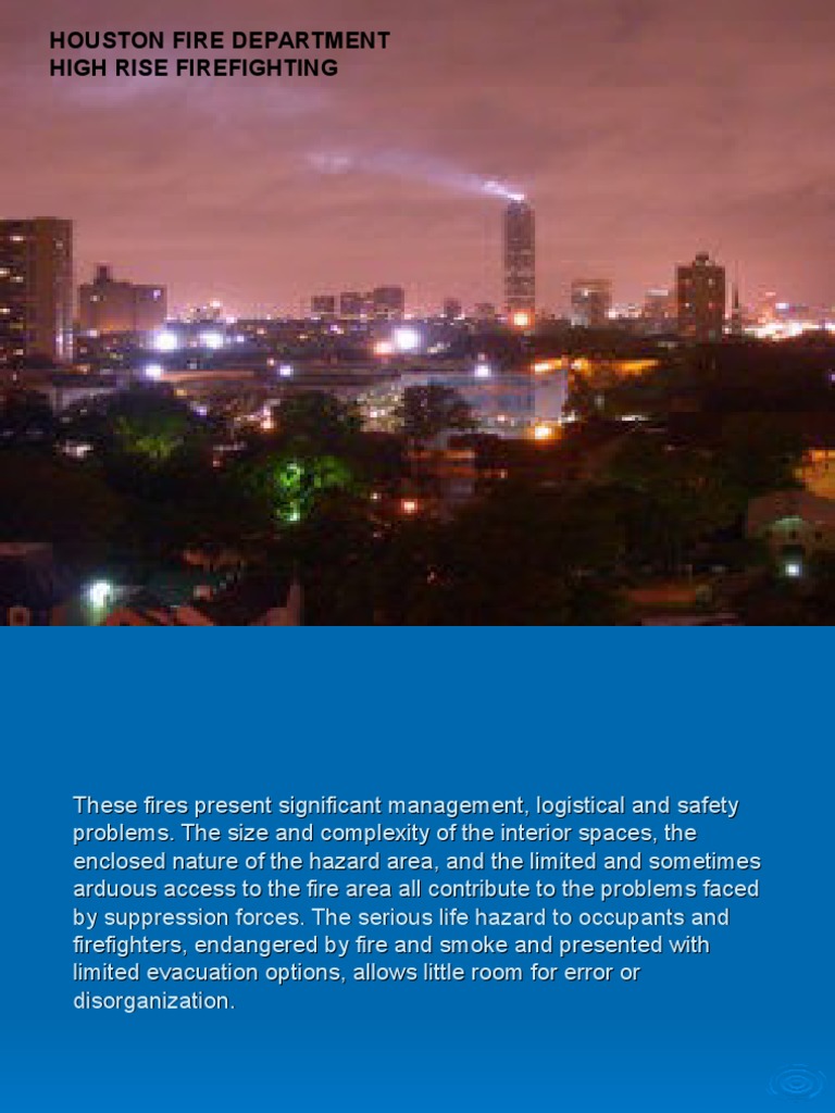 High-Rise Firefighting Operations Guide | PDF | Elevator | Firefighting