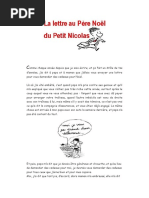 Lettre Au Pere Noel Du Petit Nicolas Pdf Loisirs