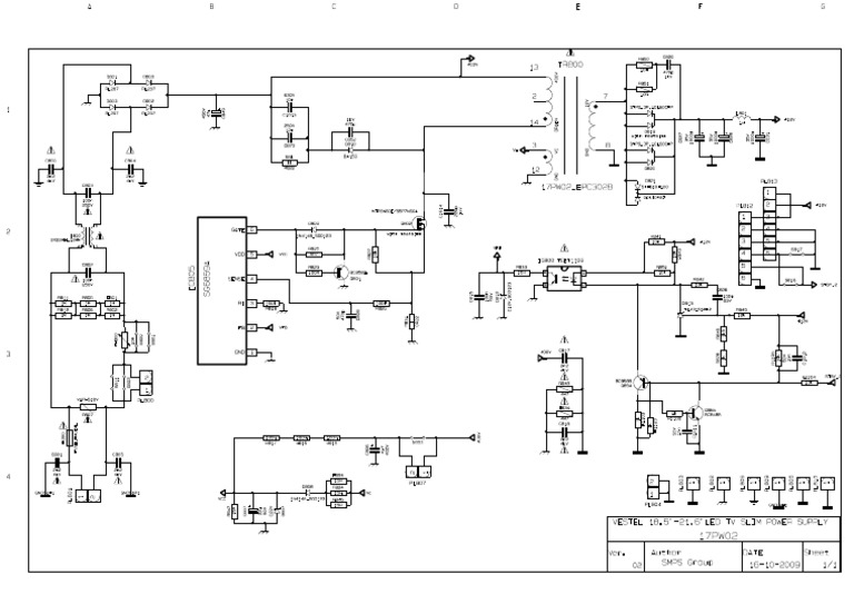 LCD (Led) Power - 17PW02-2 - Sg6859a PDF | PDF