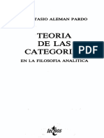 Aleman Pardo Anastasio - Teoria de Las Categorias en La Filosofia Analitica PDF