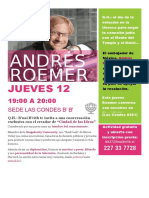 Afiche Andres Roemer