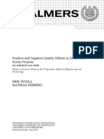 2011 - Tevell Et Al. - Positive and Negative Quality Effects in Distributed Scrum Projects an Industrial Case Study