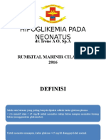 Hipoglikemia Pada Neonatus DR Irene