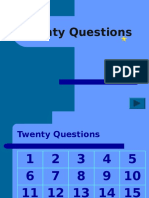 Twenty Questions JOBS