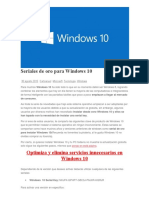 Seriales de Oro para Windows 10