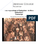 The Psychology of Seduction Is Life A Seduction PDF