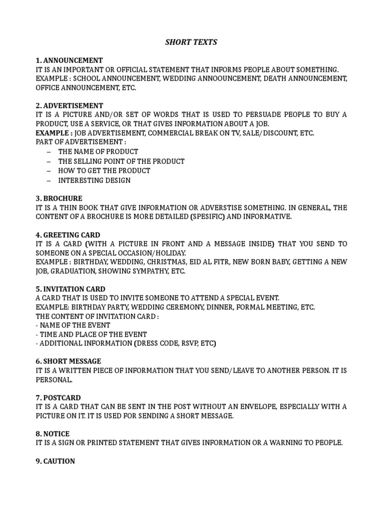 Greeting Card Format and Precautions | PDF | Postcard | Advertising