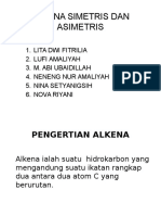 Alkena Simetris Dan Asimetris