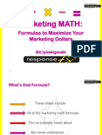 Marketing Math