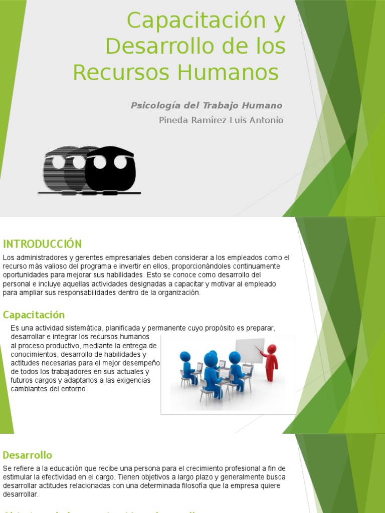 Capacitación y Desarrollo de Recursos Humanos | PDF | Recursos humanos ...