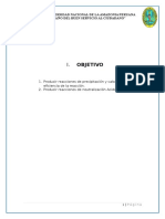 Informe de Química Reacciones Quimicas Practica 08