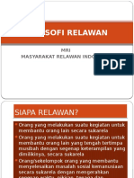 Filosofi Relawan MRI (MASYARAKAT RELAWAN INDONESIA)