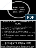 Rizal First Homecoming