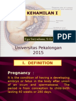 Gizi & Kehamilan I: Nutritional Aspect of Pregnancy