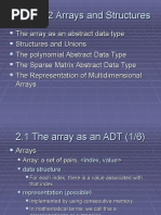 Chapter 2 Arrays and Structures