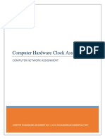 Computer Hardware Clock Assignment