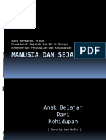 Manusia Dan Sejarah