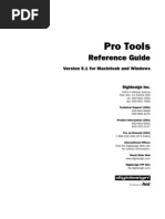 ProTools Reference Guide