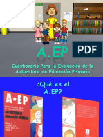 (A.EP) Cuestionario de Autoestima en Educación Primaria PDF
