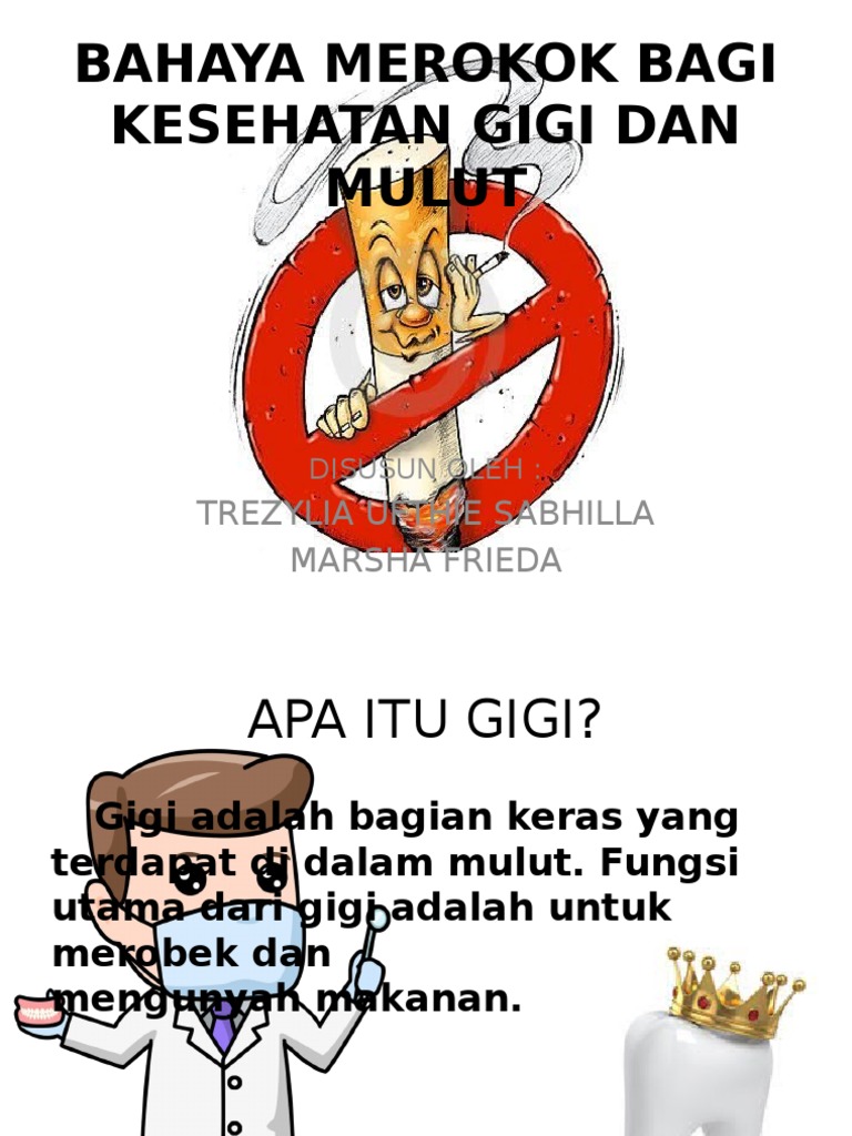 Flipchart Bahaya Rokok Bagi Kesehatan Gigi & Mulut PDF