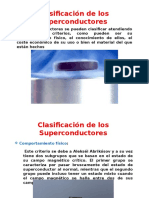 Clasificación de Los Superconductores