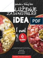 Nova ponuda u Vašoj Idei - Slavska zakuska za 6 osoba 799,99 din