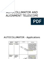 Autocollimator and Alignment Telescope