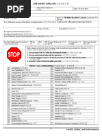 14 - Job Safety Analysis-loading and Offloading Materials装卸料