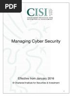 Managing Cyber Security V1 (Level-3)