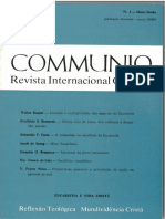KASPERWalter UnidadeMultiplicidade_inCommunio2n3dmaio-Junho1985 . Imprimir