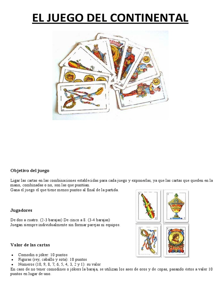 El Juego Del Continental Juegos de habilidad mental Ocio