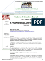 El Enfoque Andragógico, Los Estilos de Aprendizaje y La Formación de Competencias Profesionales en El Pregrado PDF