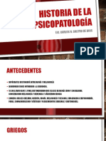 Historia Psicopatología