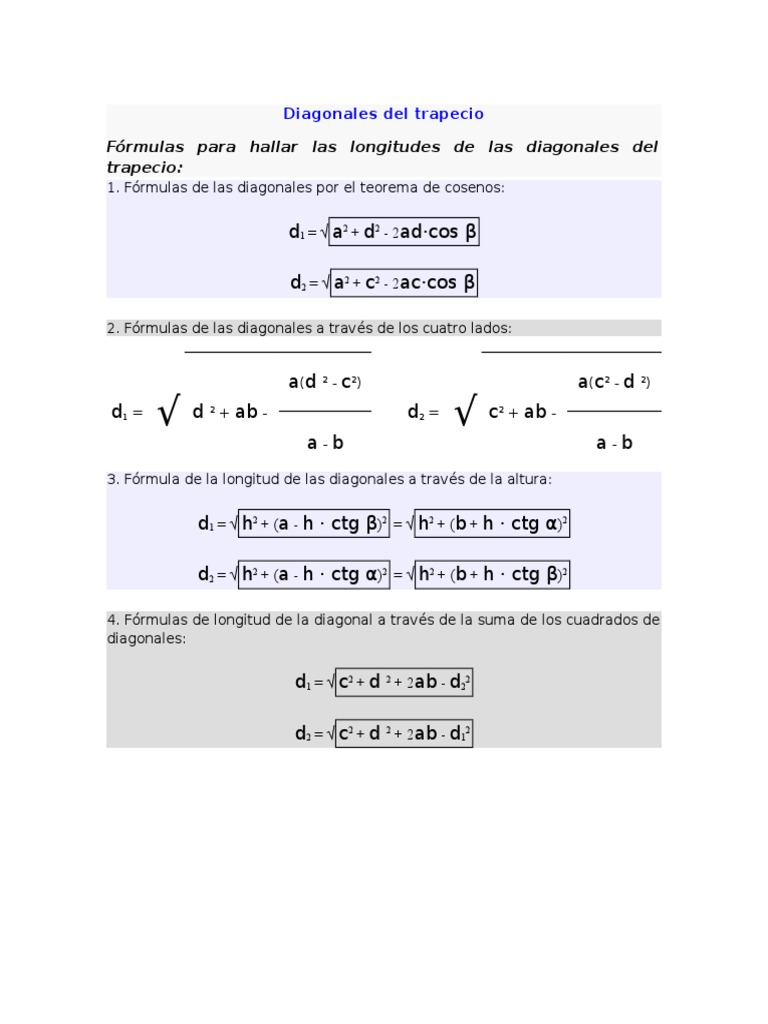 Cómo calcular el área de un cuadrilátero | PDF | Triángulo | Trigonometría