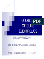 Cours de Circuits Electriques PDF