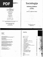 Anthony Giddens - Sociologija | PDF