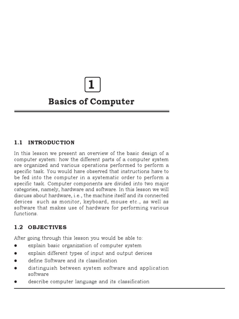 Overview of Computer Systems and Devices | PDF | Printer (Computing ...