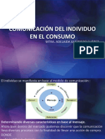 COMUNICACIÓN DEL INDIVIDUO EN EL CONSUMO y MOTIVACIÓN COMPORTAMIENTO DEL CONSUMIDOR