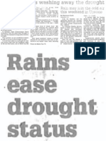 Wet Weather is Washing Away the Drought, Nov. 15, 2002