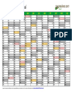 Calendario 2017 Piauí