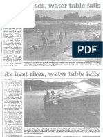 As Heat Rises, Water Table Falls July 7, 2002