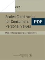 Scales Construction For Consumers' Personal Values