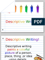 Prese Descriptive Writing Ela