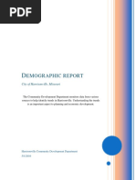 Emographic Report: City of Harrisonville, Missouri