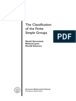 Daniel Gorenstein - The Classification of The Finite Simple Groups PDF