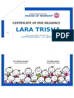 Attendance (Blue) Lara Trisha