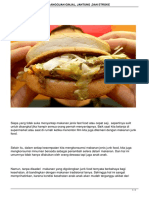 87 Bahaya Junk Food Picu Gangguan Ginjal Jantung Dan Stroke